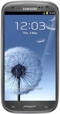 Смартфон Samsung Galaxy S3 GT-I9300 16Gb Titanium grey - Бузулук